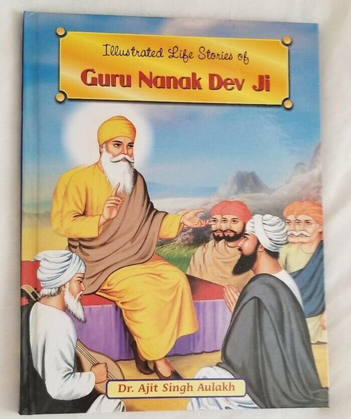 Sikh kids illustrated life stories of guru nanak dev ji album book in english