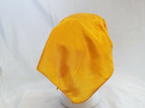 Sikh hindu kaur singh yellow plain bandana head wrap gear wedding marriage rumal