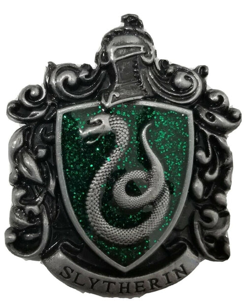 Stunning steel harry potter hogwarts school slytherin lapel pin house badge b49