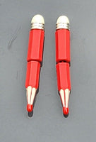 Red pencil ear studs celebrity fashion pin pair stunning hot hollywood look k10