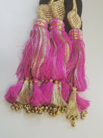 Indian punjabi pranda mehndi jagoo charms bridal patiala paranda hair braid a19