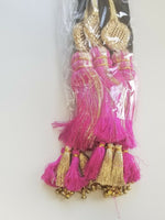Indian punjabi pranda mehndi jagoo charms bridal patiala paranda hair braid a19