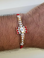 Hindu red thread evil eye protection stunning bracelet luck talisman amulet rr5