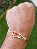 Hindu red thread evil eye protection stunning bracelet luck talisman amulet rr6