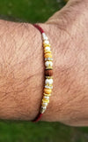 Hindu red thread evil eye protection stunning bracelet luck talisman amulet ll15