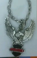 Stunning silver plated protection amulet sikh legend baaz talisman hawk pendant