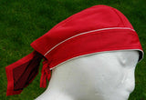 Sikh punjabi jean patka pathka turban bandana head wrap red colour singh xc