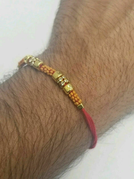 Lucky hindu red thread stunning evil eye protection bracelet talisman amulet ff2