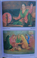 Children cut and paste punjabi culture pictures project chart book young kids ii