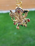 Gold or silver plated hindu ganesh ji hanuman shiri krishana pendant for car dd2