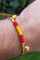 Hindu red thread evil eye protection stunning bracelet luck talisman amulet ll26