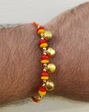 Hindu red thread evil eye protection stunning bracelet luck talisman amulet ff15