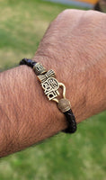 Shiv trishul bracelet kara hindu good luck kada evil eye protection  bangle cc16