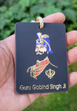 Sikh Guru Gobind Nanak Dev Car Mirror HANGER Punjabi Singh Kaur Wood Pendant GG7