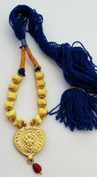 Punjabi kaintha folk cultural bhangra gidha pendant cultural patiala necklace np