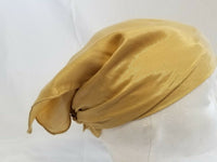 Sikh hindu kaur singh golden plain bandana head wrap gear wedding marriage rumal