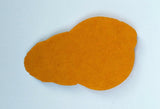 Sikh punjabi sardarji orange turban singh khalsa acrylic adhesive back sticker