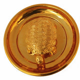 Vastu fengshui icchapurti kachua big golden finish tortoise amulet luck talisman