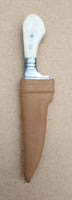 Stunning leather sheath ceremonial sikh kaur singh siri sahib taksali design OO6