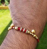 Hindu red thread evil eye protection stunning bracelet luck talisman amulet fg16