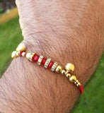 Hindu red thread evil eye protection stunning bracelet luck talisman amulet fg16
