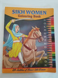 Sikh singh kaur khalsa kids colouring book with 24 sketches of brave sikh women
