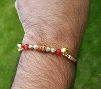 Hindu red thread evil eye protection stunning bracelet luck talisman amulet fg13