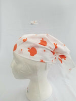 Sikh hindu muslim orange apple bandana head wrap gear rumal handkerchief gift