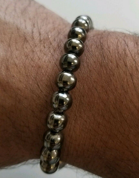Meditation praying steel black beads hindu budh sikh singh kaur simarana kara j3