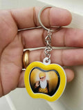 Sikh punjabi golden temple guru nanak singh kaur khalsa key chain key ring nn