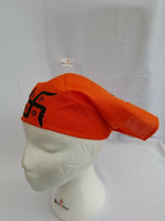 Sikh hindu india orange swastika bandana head wrap gear rumal handkerchief gift