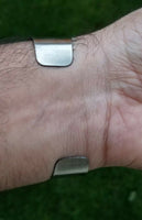 Unisex Singh Kaur Steel Clip On Sikh Khanda Kara adjustable Size Kada Bracelet Q