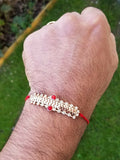 Hindu red thread evil eye protection stunning bracelet luck talisman amulet rr8