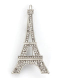 Eiffel tower brooch paris gold silver plated designer broach celebrity queen pin