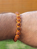Rudraksha beads meditation bracelet evil eye protection power nazar amulet y2