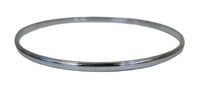 Stunning Chrome Plated Silver Tone very Thin Sikh Khalsa Kara Bracelet Bangle C7