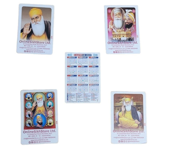 5 sikh blessing good luck pocket calendars 2024 singh kaur hindu festivals b44